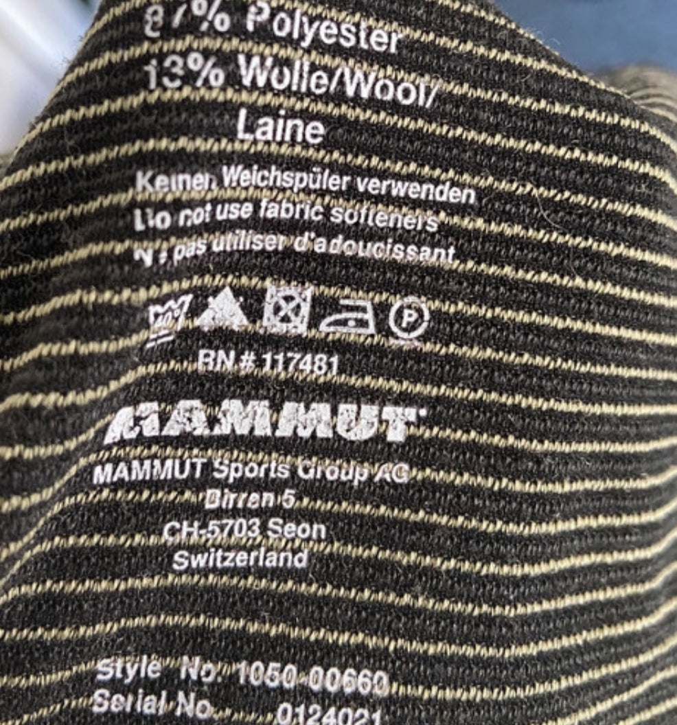 Ski Funktionsshirt mit Wolle von Mammut (S Damen) schwarz