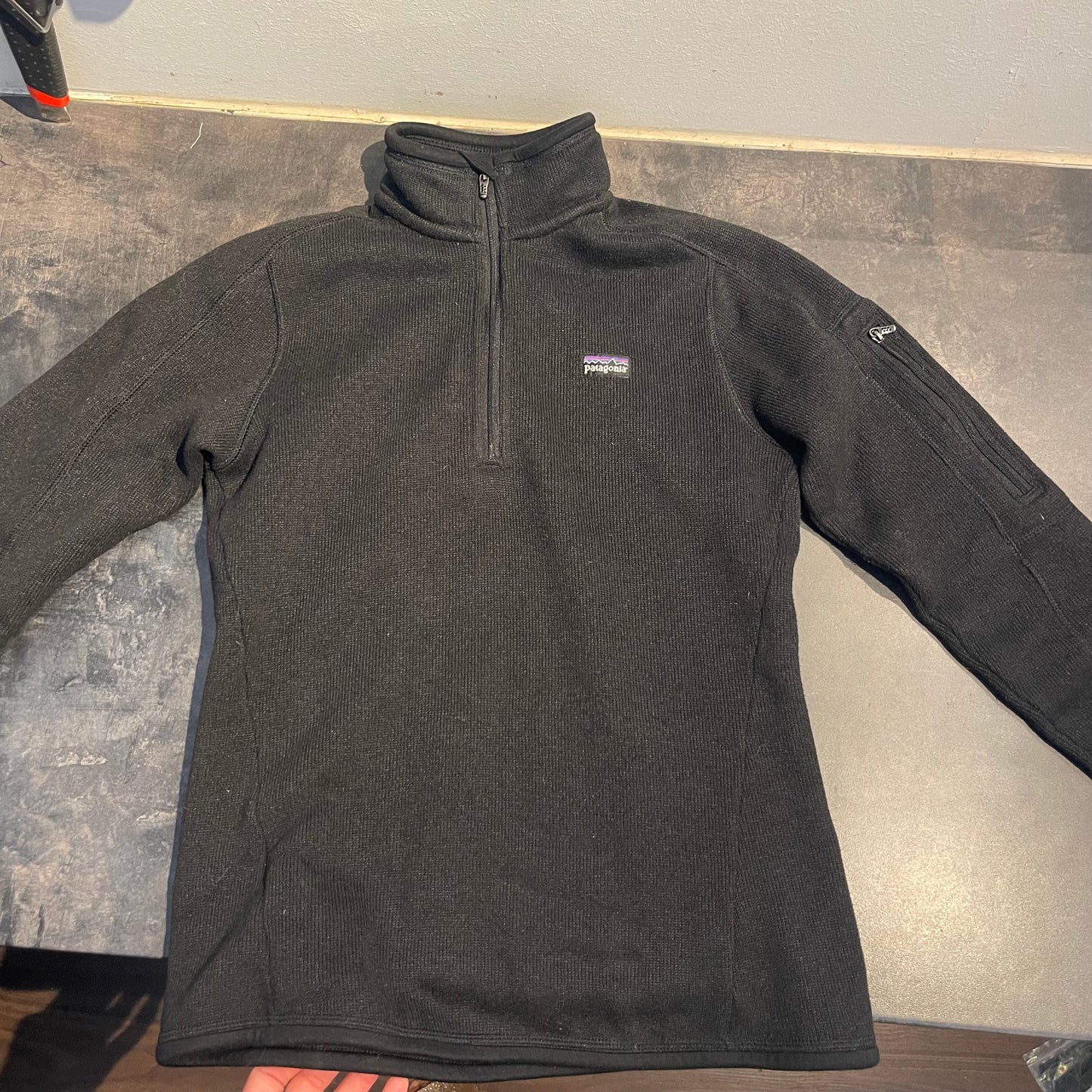 Patagonia Fleece Pullover (XS Damen) Better Sweater schwarz