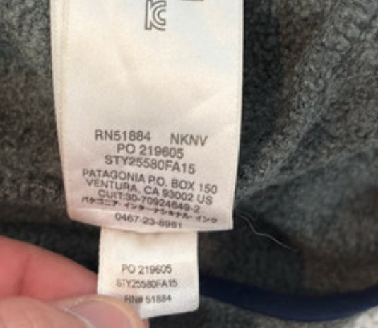 Patagonia Fleece Pullover (L Herren) Synchilla grau
