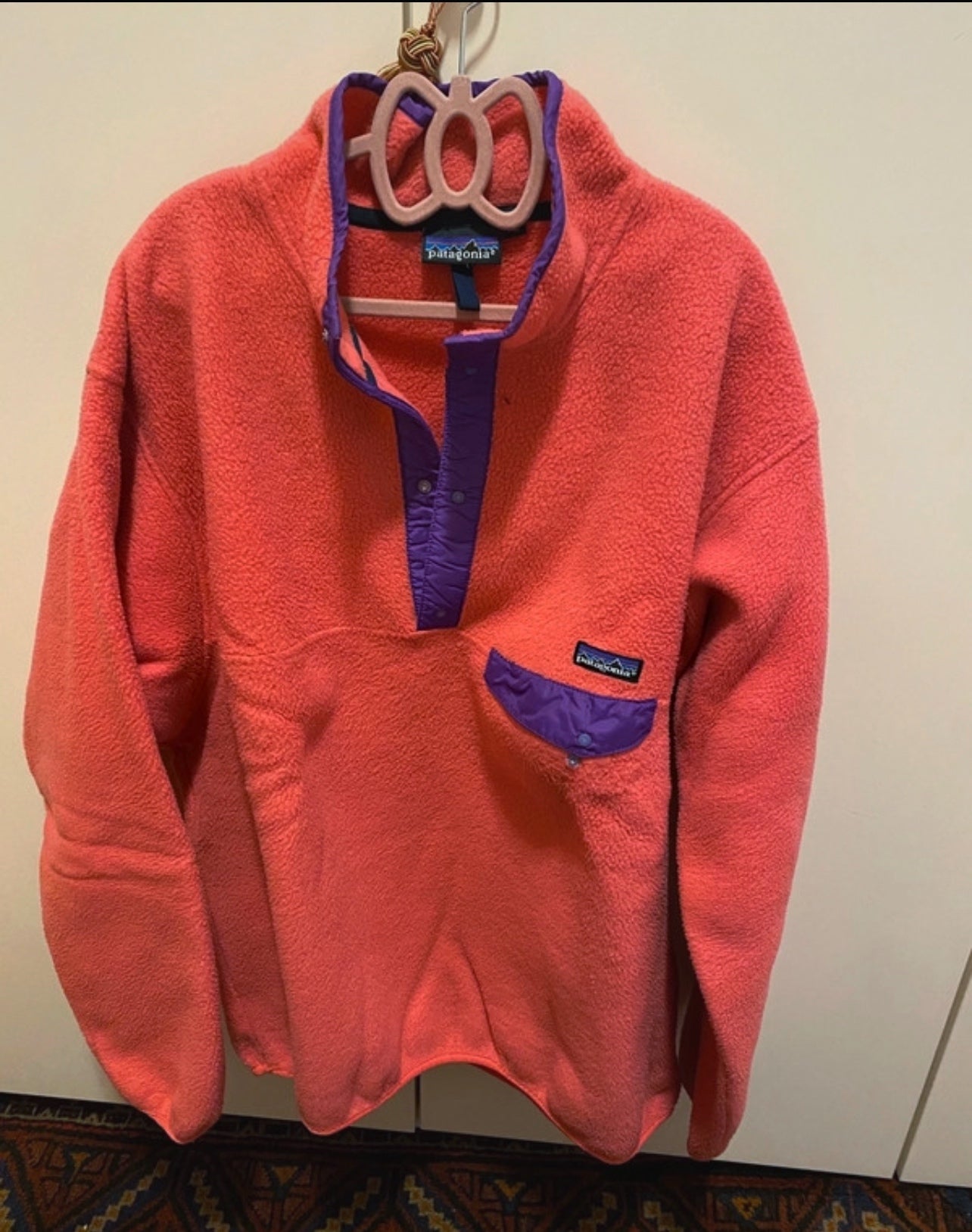 Warmer Fleece Pullover Patagonia Synchilla (XL) rose