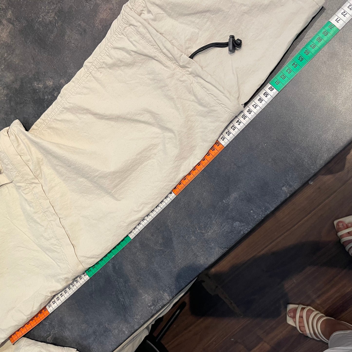 Outdoor Hose von Fjällräven (XL / 42 Damen ) 2 Zip-Off natur / creme