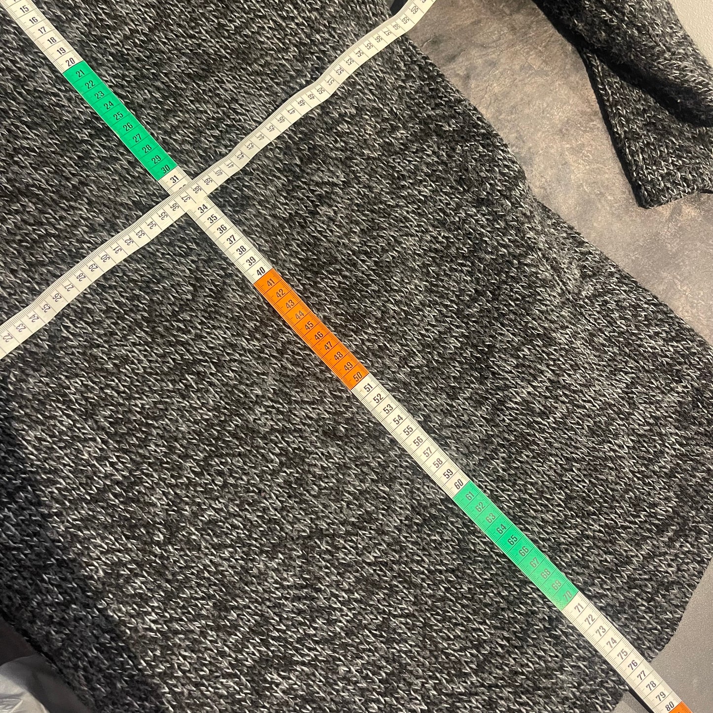 2-lagige Strick Jacke von Schöffel (L ) Windstopper Membrane Wolle grau
