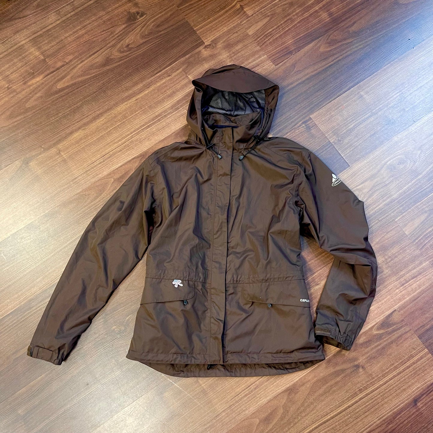 Funktions- Regen Jacke von Vaude (M Damen) braun