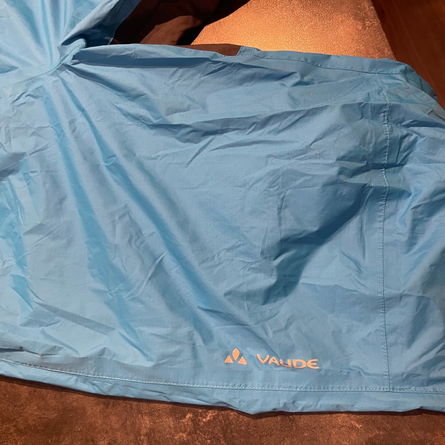 Rad Regenhose von Vaude (L / XL Damen) Hardshell Hose blau