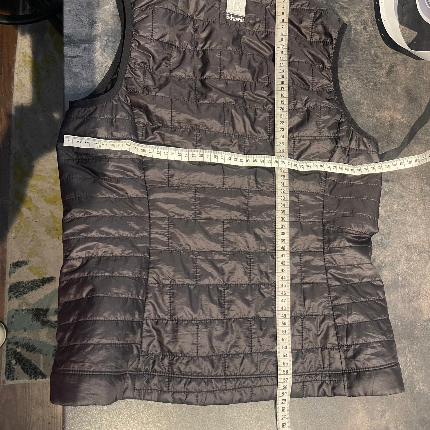 Schwarze Isolations- Stepp Weste von Patagonia (M Damen / S Herren)