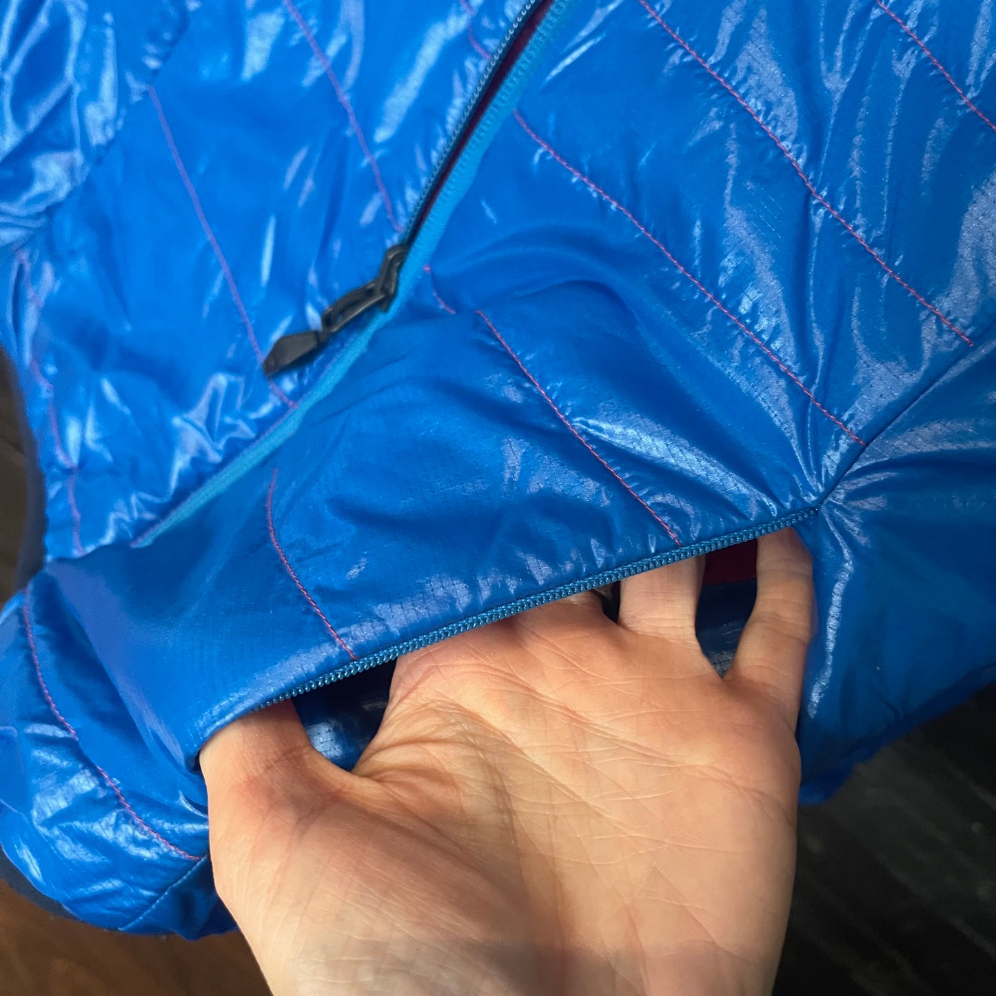 Wende Jacke Ortovox (M Damen) Swisswool inside rot blau
