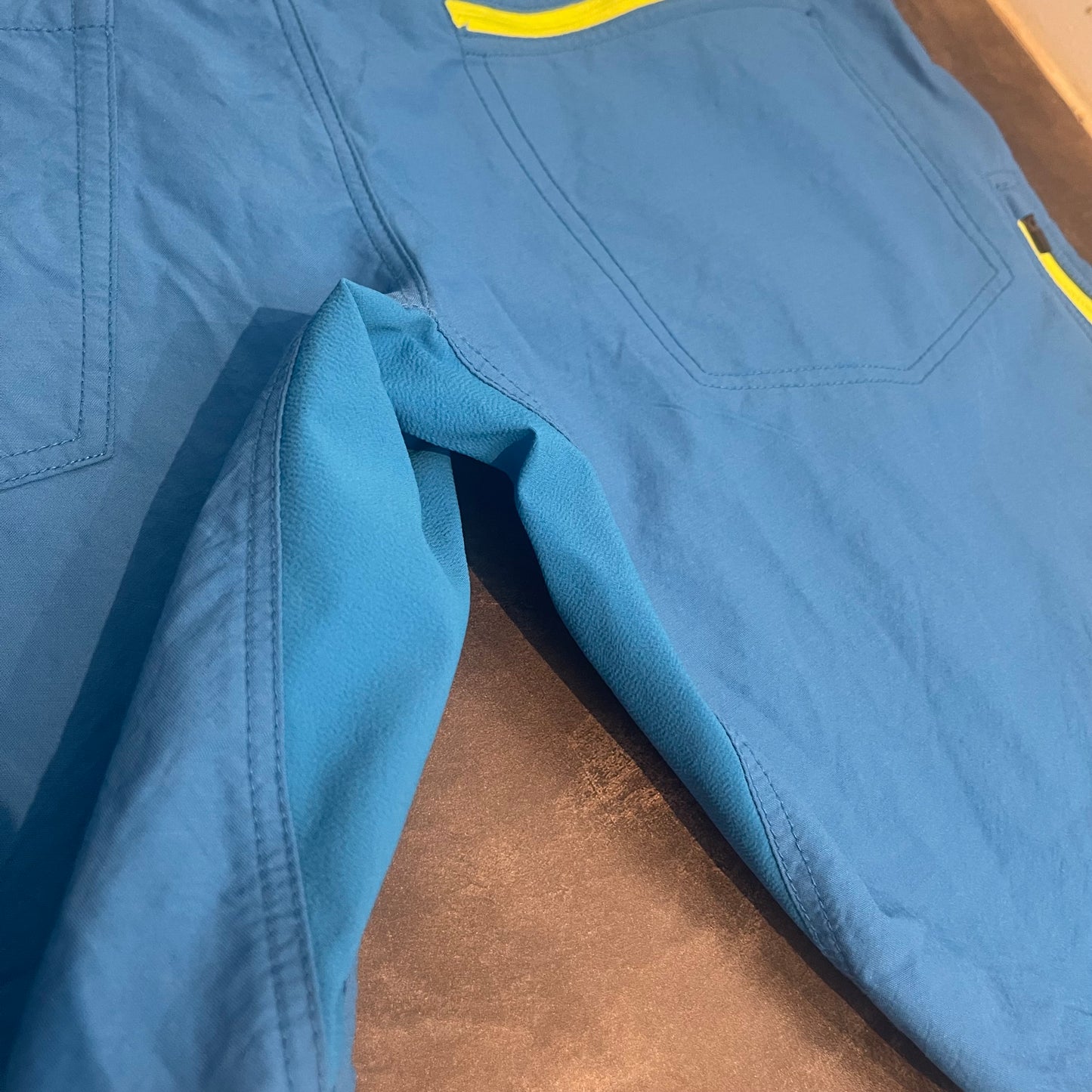 Merino Shorts von Ortovox (XL Herren) kurze Trekking Hose blau