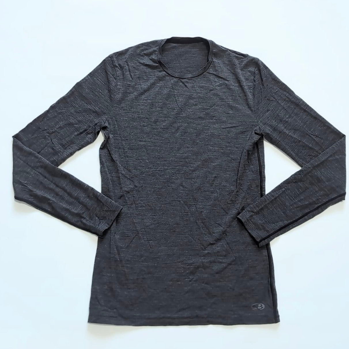Merino Langarmshirt von Icebreaker (S Herren) Longsleeve grau