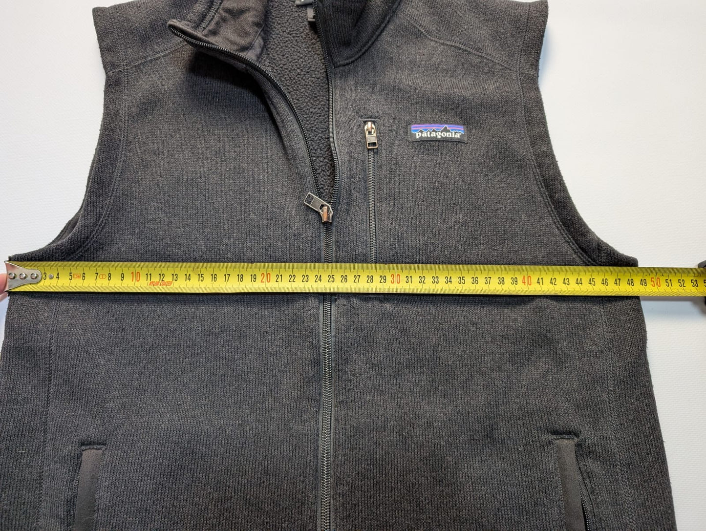 Strickoptik Fleece Weste von Patagonia (M Herren) Better Sweater schwarz