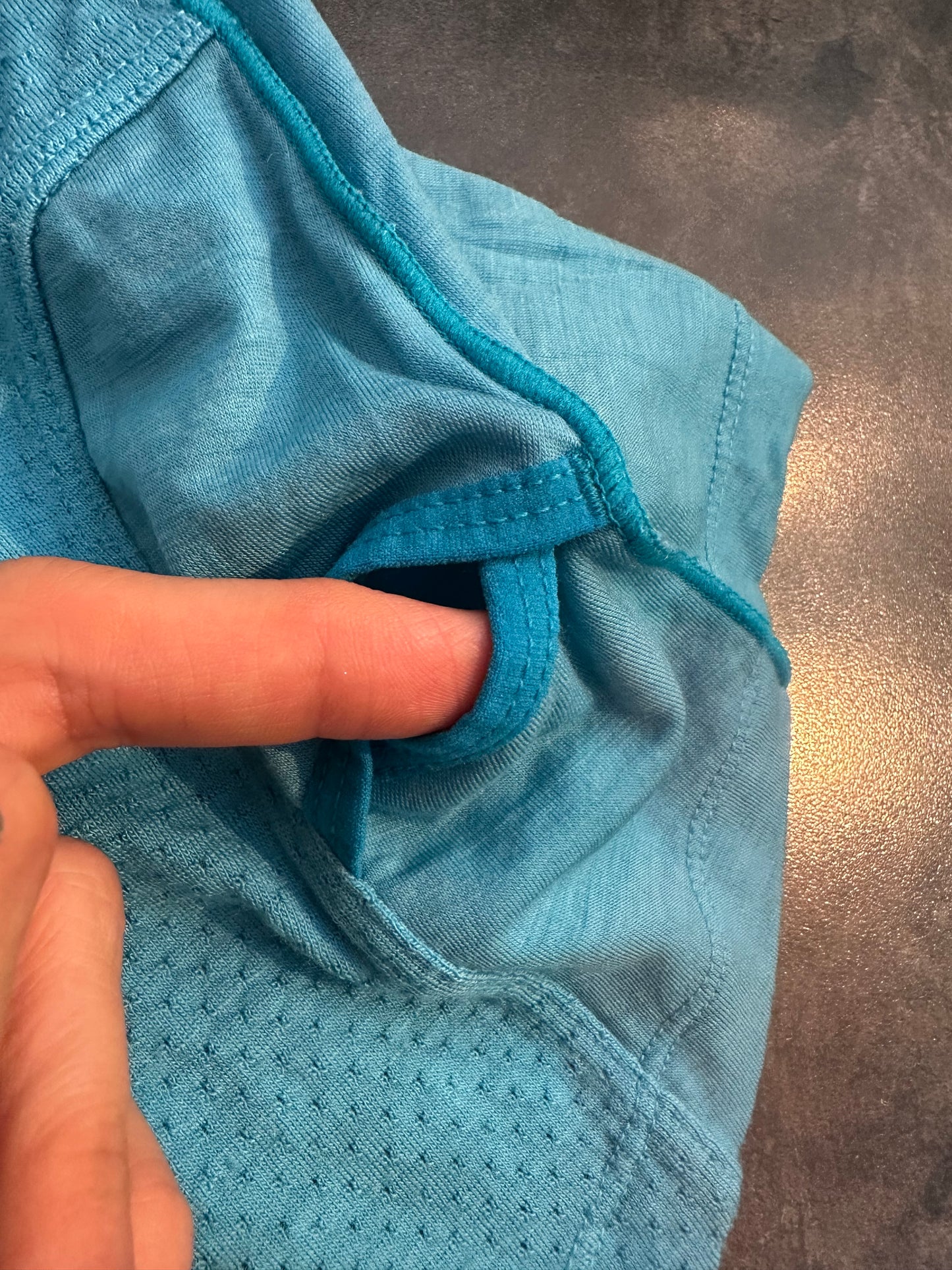 T-Shirt Icebreaker Merino Zone (XS Damen) Bodyfit blau