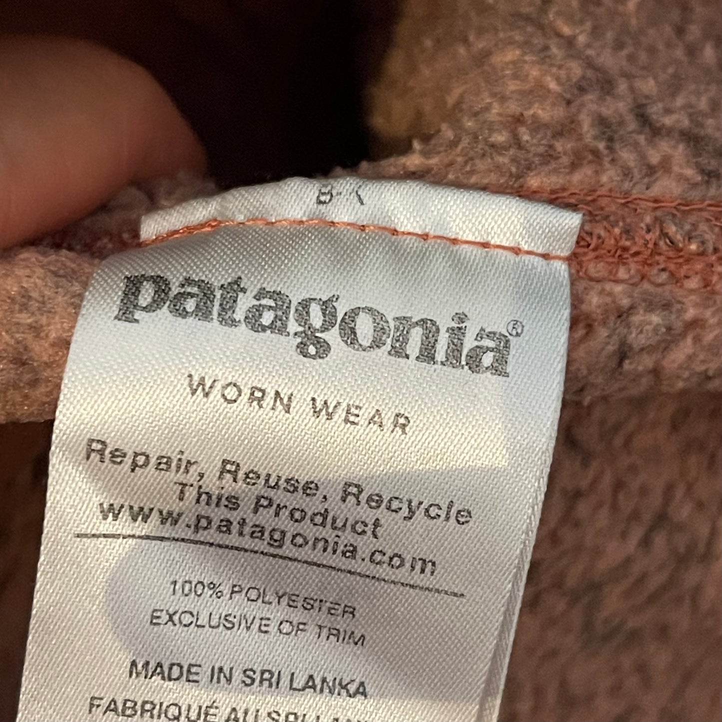 Zipper Fleece Jacke von Patagonia (XS Damen) Better Sweater rosa