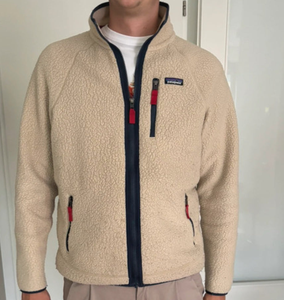 Patagonia Fleece Jacke (XL Herren / L Damen ) Retro Pile creme