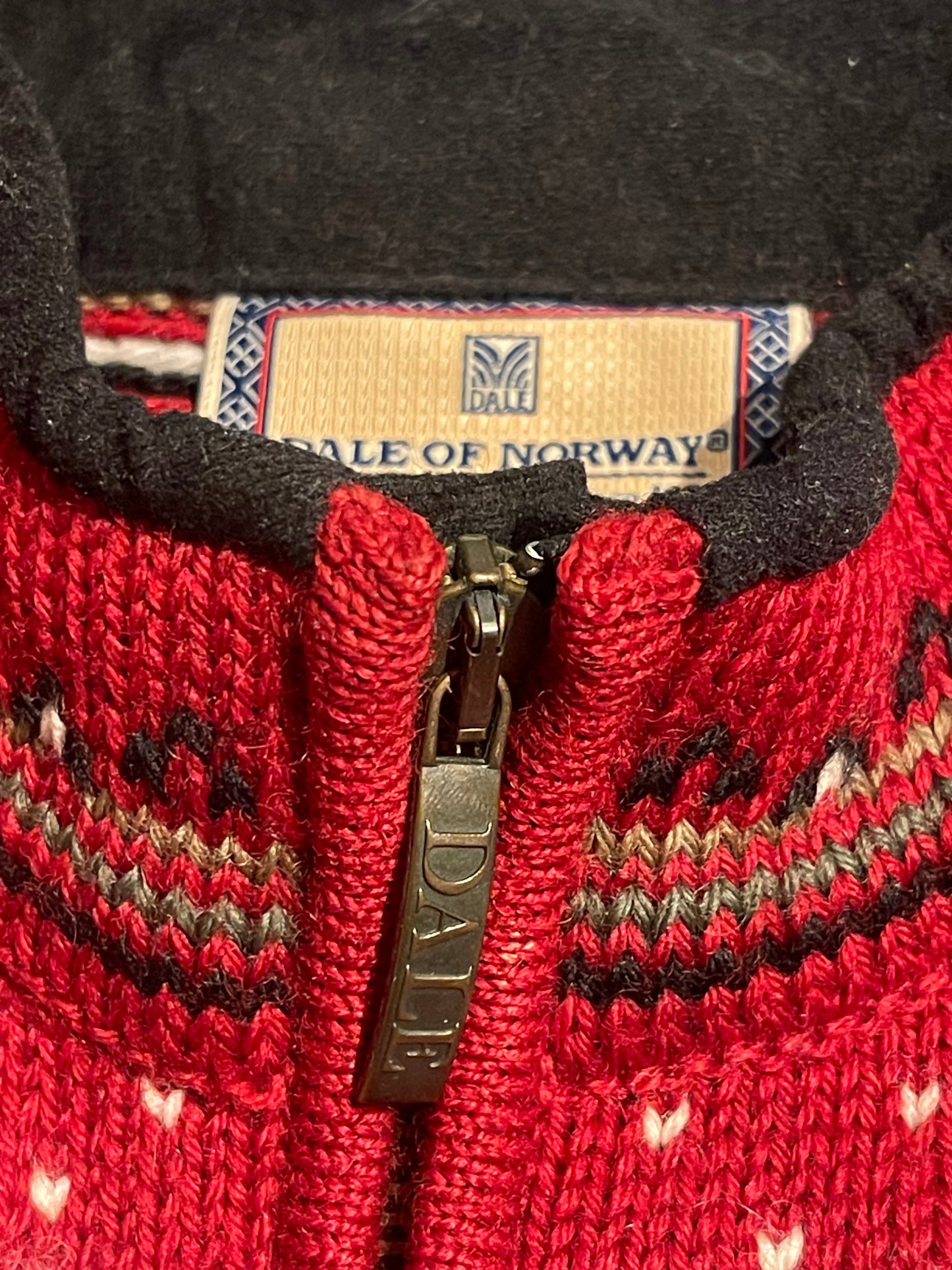 Strick Pullover von Dale of Norway (M Herren) 100% Wolle rot