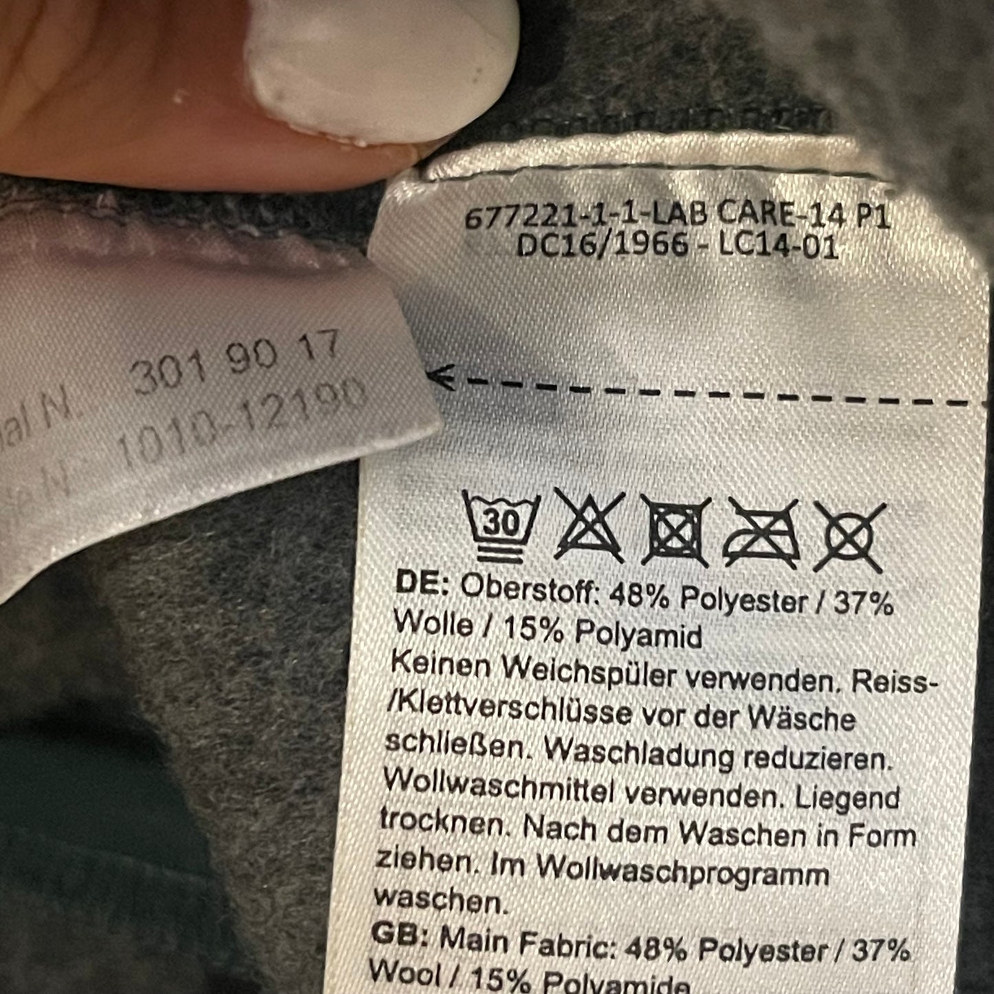 Mammut Strick Jacke mit Wolle (XXL Herren) Funktion Jacke grün