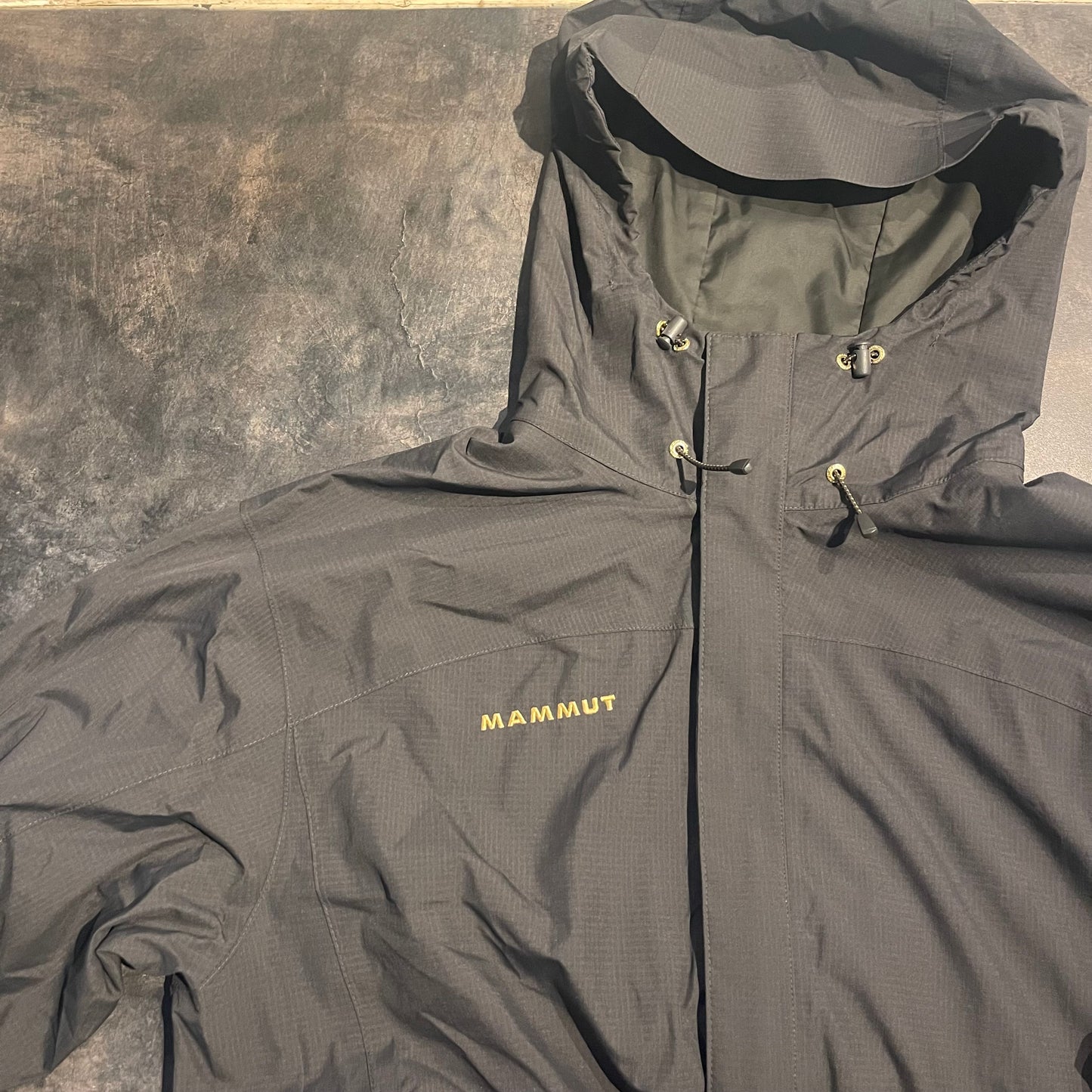 Regen Jacke von Mammut (L Herren) Anthrazit mit Membran