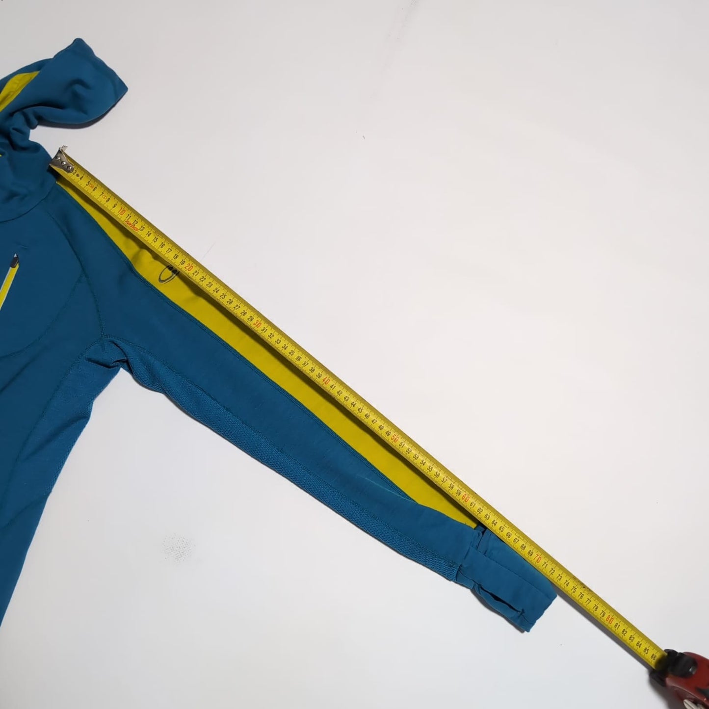 Merino Jacke von Icebreaker (XS Damen) Zipper Hoodie blau gelb