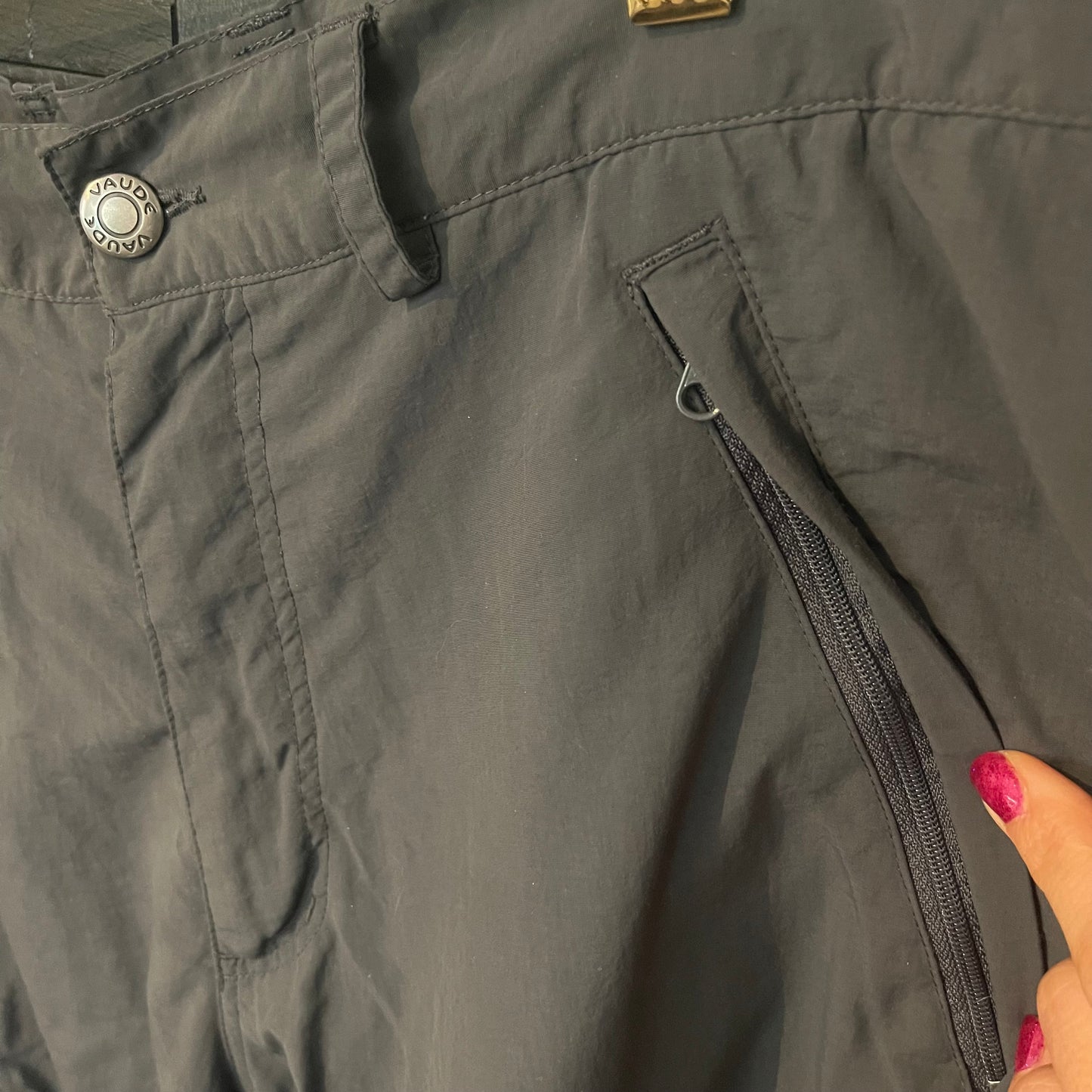 Hose von Vaude (Herren XL) Trekkinghose grau-schwarz