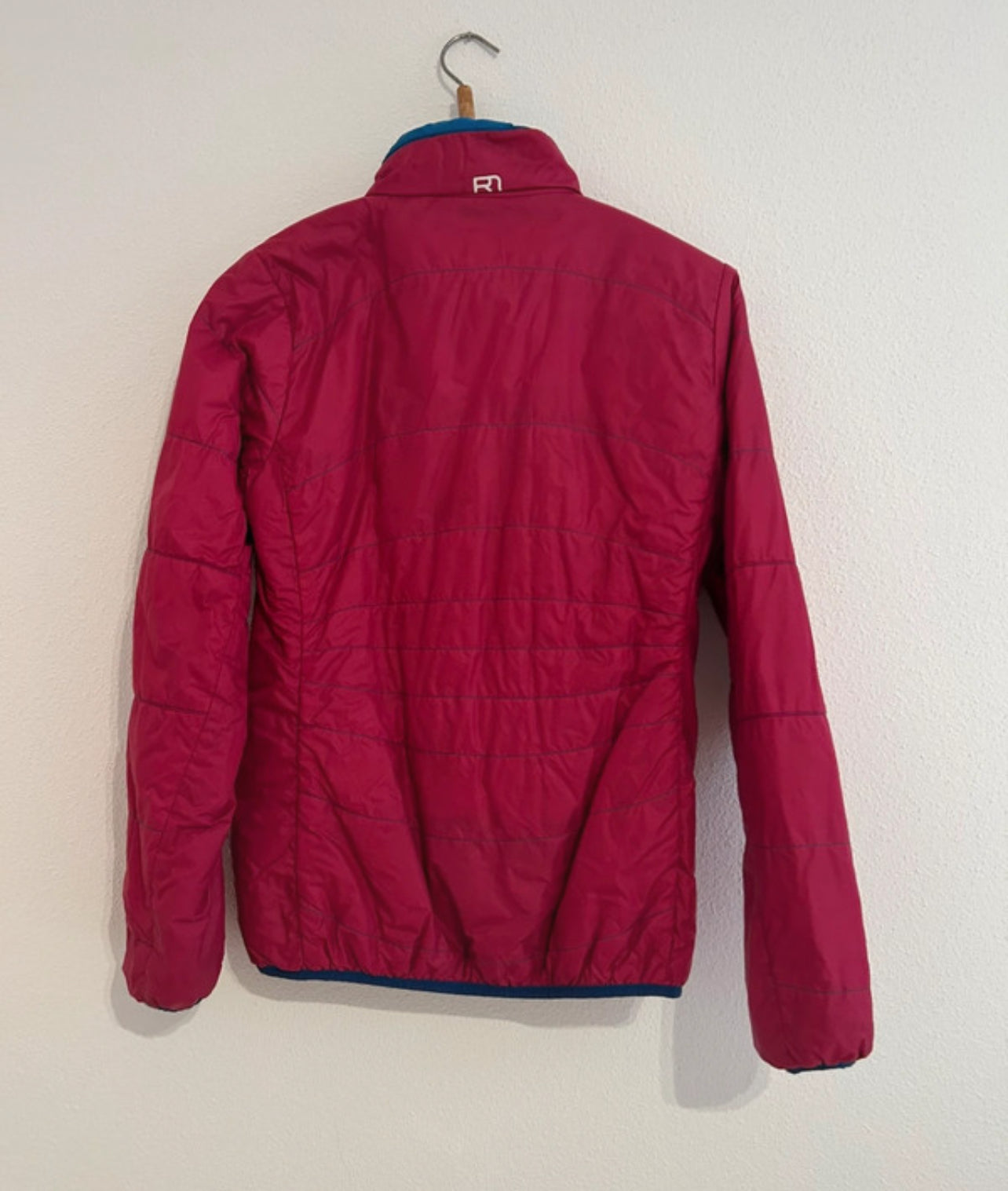 Wende Jacke Ortovox (S Damen) Swisswool Isolation pink blau