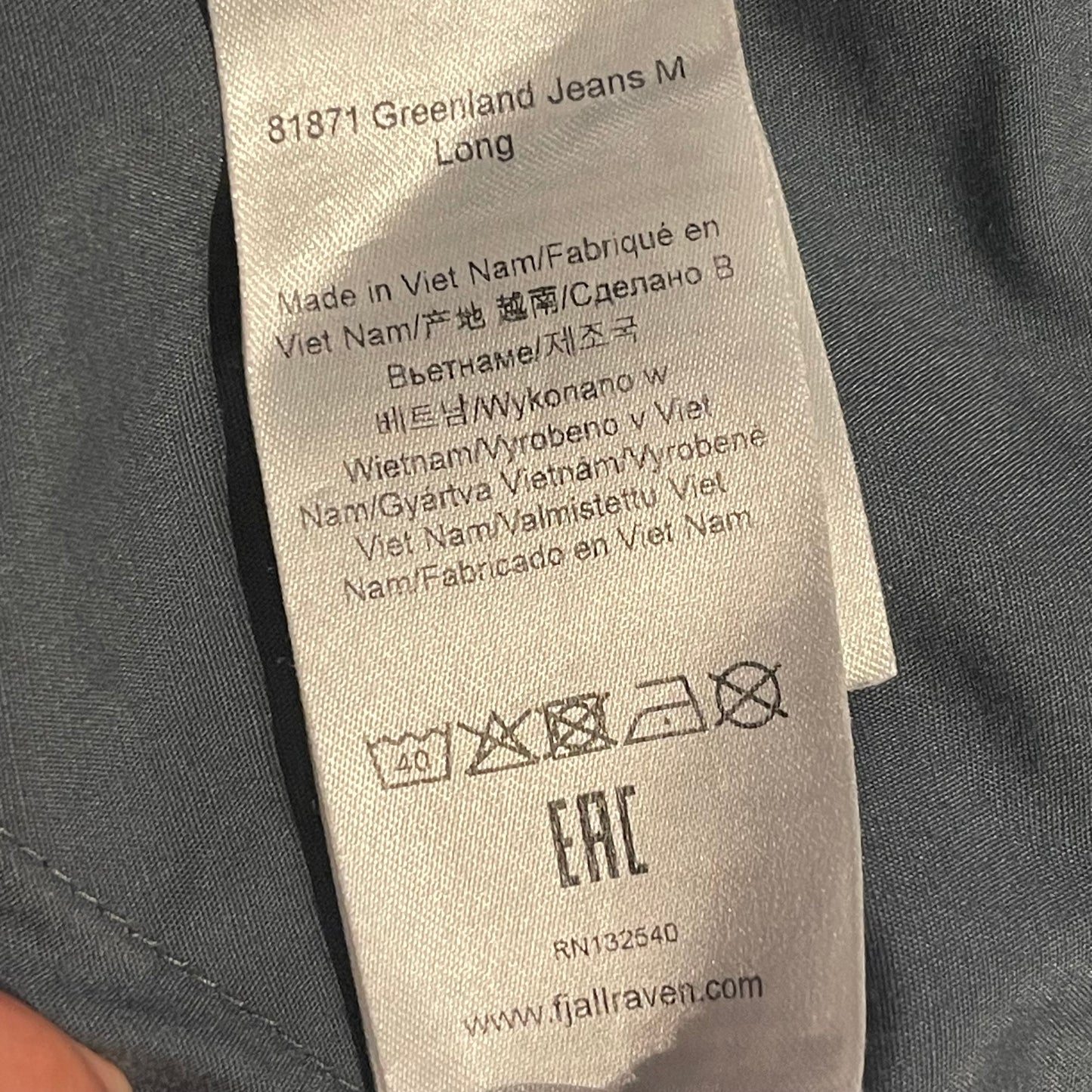Hose von Fjällräven (L Herren) Greenland G-1000 grau