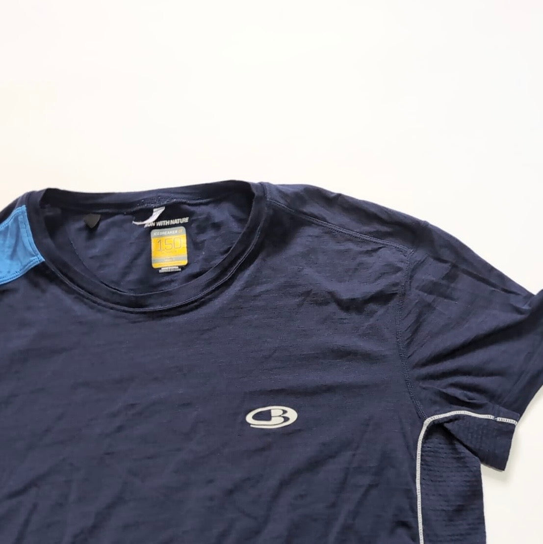 Merino Zone T-Shirt von Icebreaker (S Herren) blau