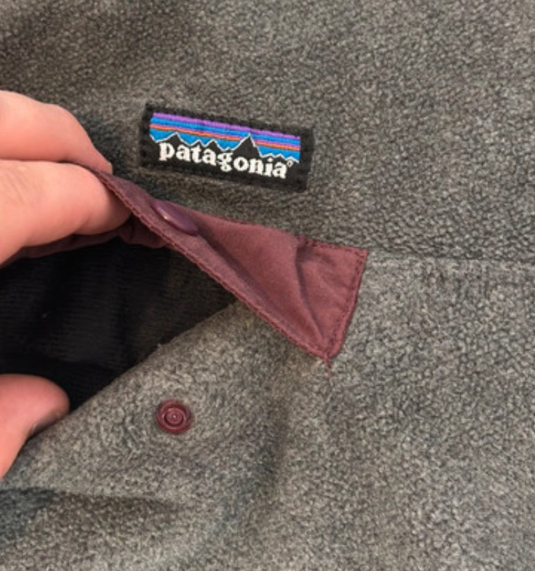 Patagonia Fleece Pullover (L Herren, Unisex) Synchilla grau