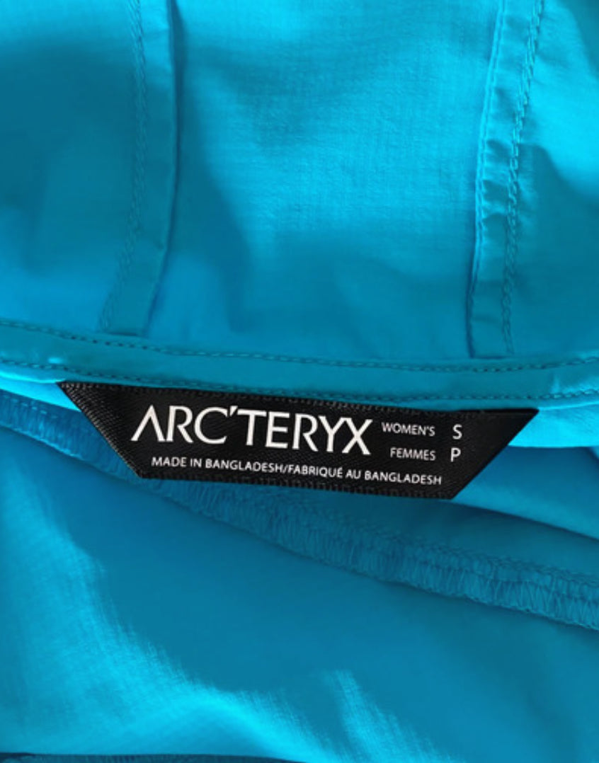 Jacke von Arcteryx (S Damen) Windbreaker blau NEU