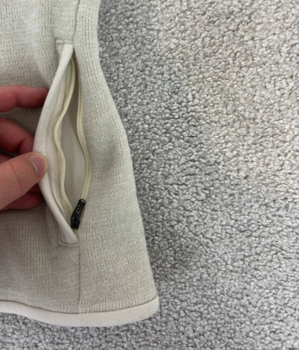 Patagonia Better Sweater Weste (M Damen) Strickoptik Fleece creme