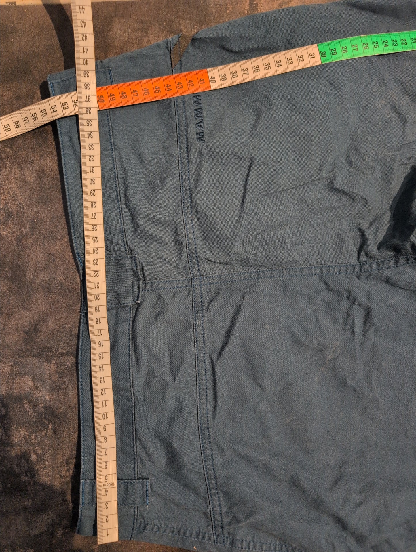 Kurze Wanderhose Mammut (S Herren) Shorts blau