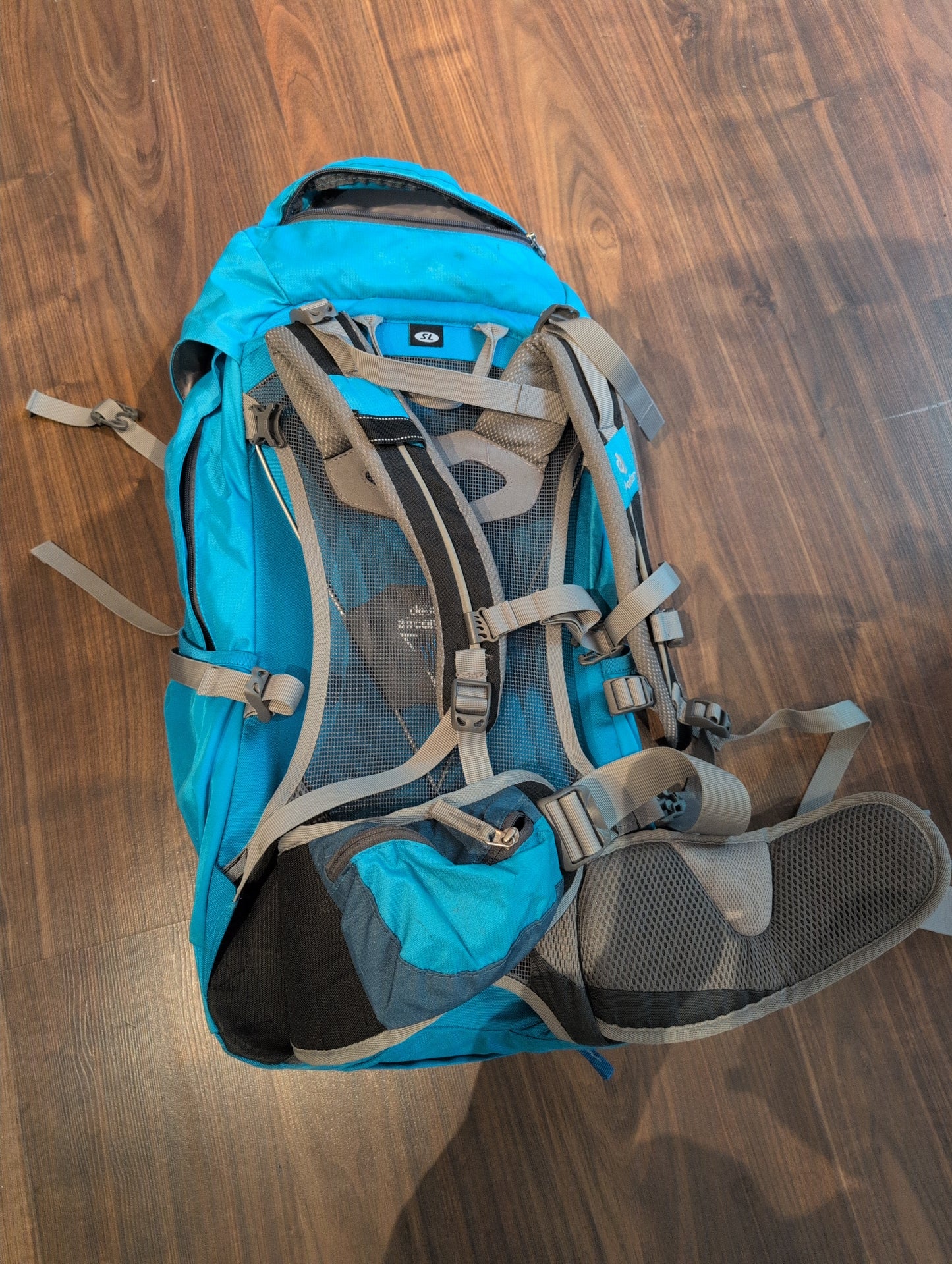 Deuter Rucksack 30 Liter AirComfort Rücken türkis-blau - wanderlich.com