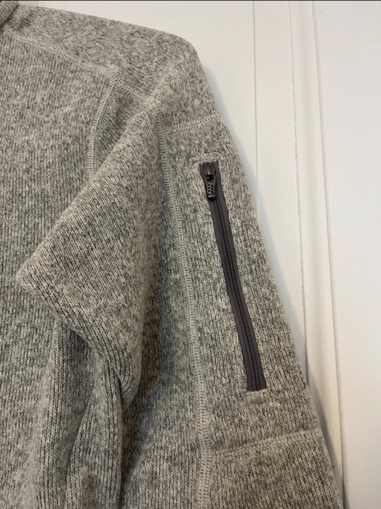 Patagonia Fleece Jacke XSund M Better Sweater grau-weiß