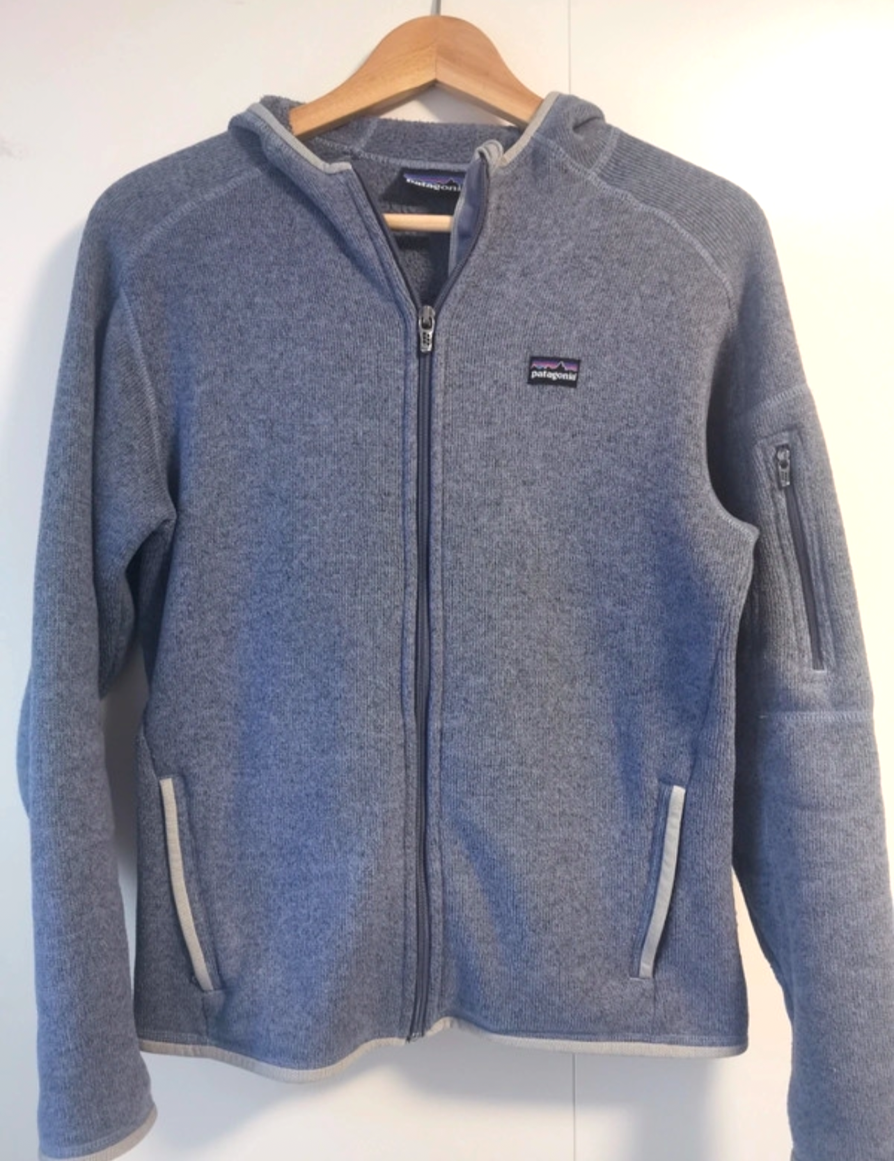 Fleece Jacke Damen S / M Patagonia Better Sweater Hoodie blau