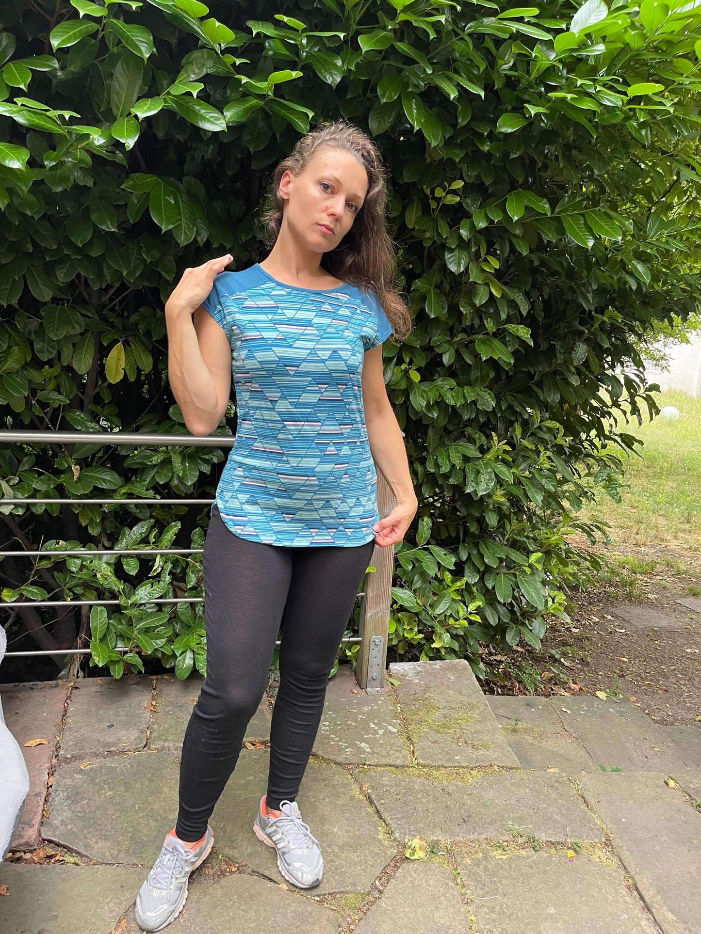T-Shirt Damen XS/S Merino von Smartwool - Azteki - wanderlich.com