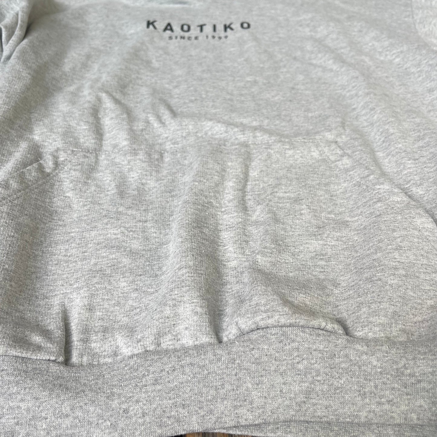Hoodie von Kaotiko in Größe S (Herren /M Damen) hellgrau bunt