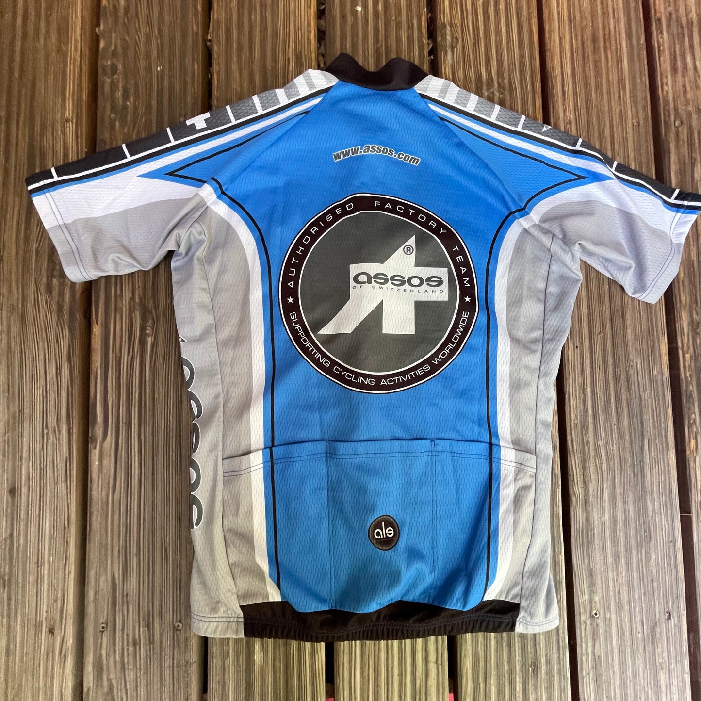 Zipper Radtrikot von Assos (Herren M) blau