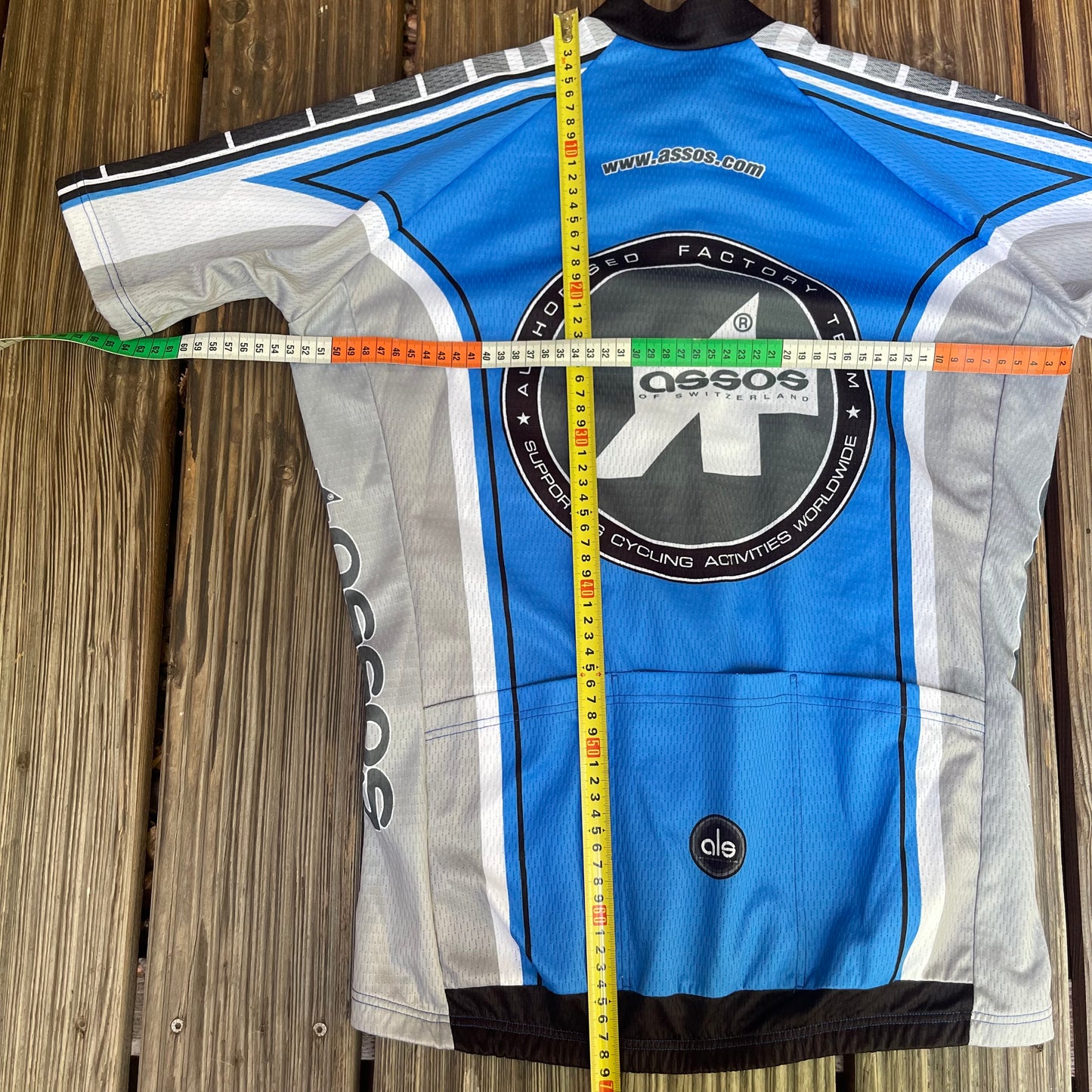 Zipper Radtrikot von Assos (Herren M) blau