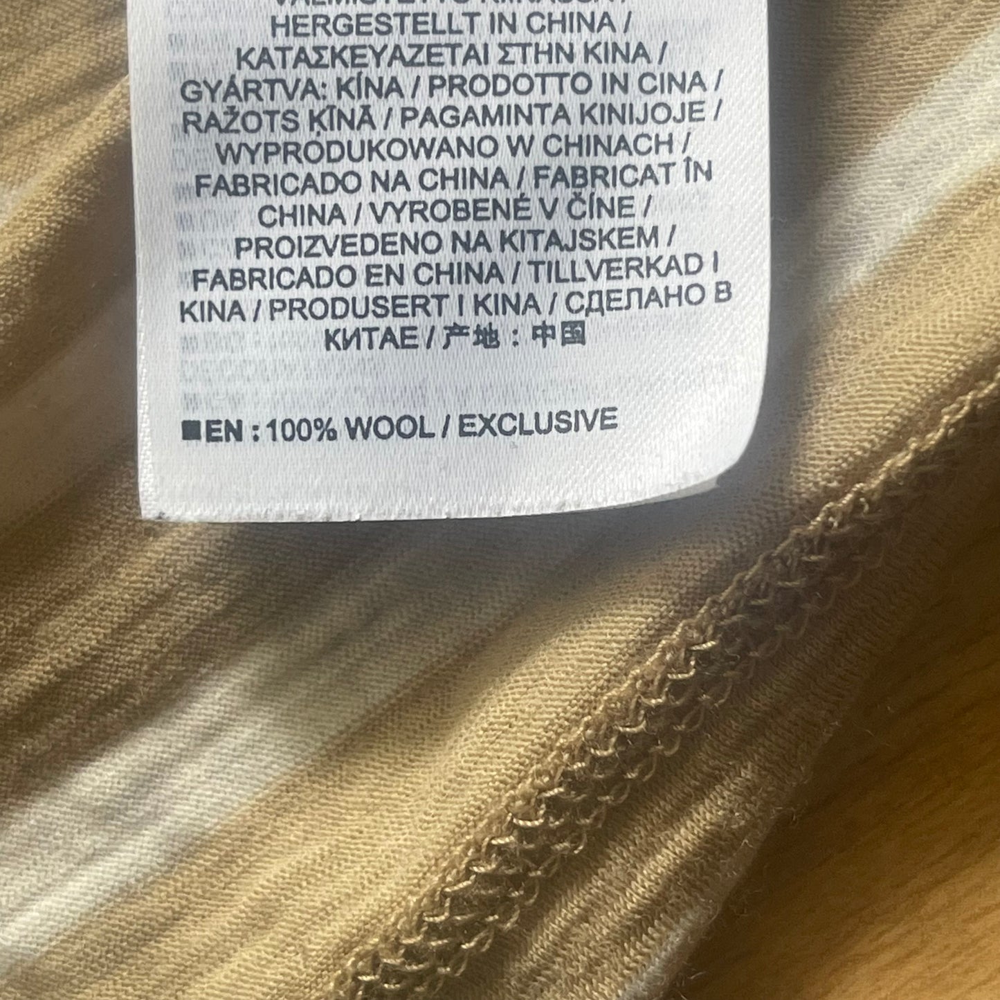 Kurzarm T-Shirt von Icebreaker Merino (S Damen) weiß beige gestreift