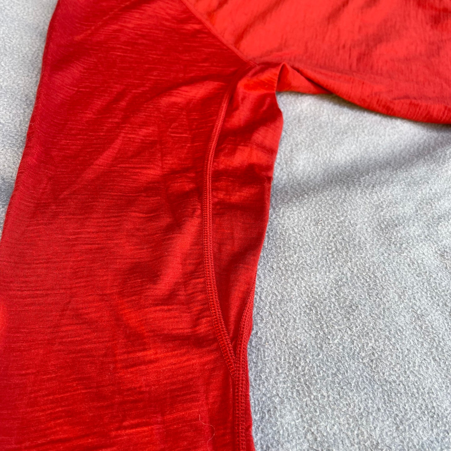 Longsleeve Icebreaker (S HERREN) Merino 150 orange-rot