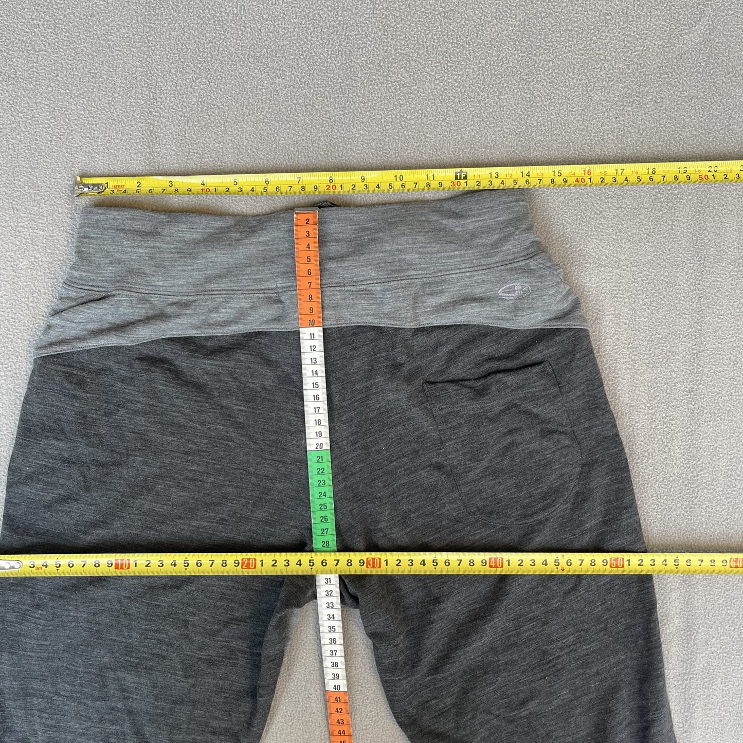 3/4 Funktionshose von Icebreaker (S Damen) Merinowolle 260 grau