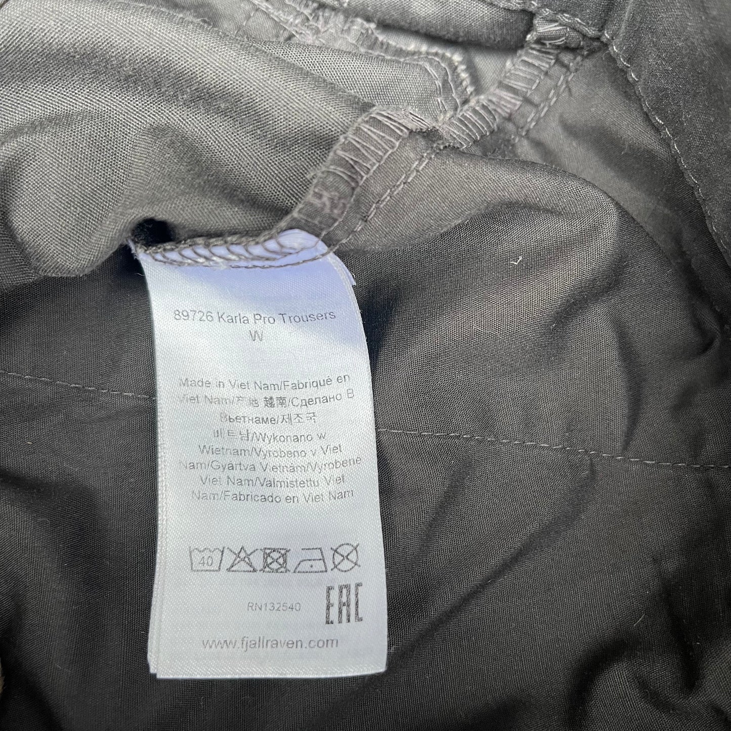 Hose von Fjällräven G-1000 (M/ 38 Damen) Karla Pro graphit