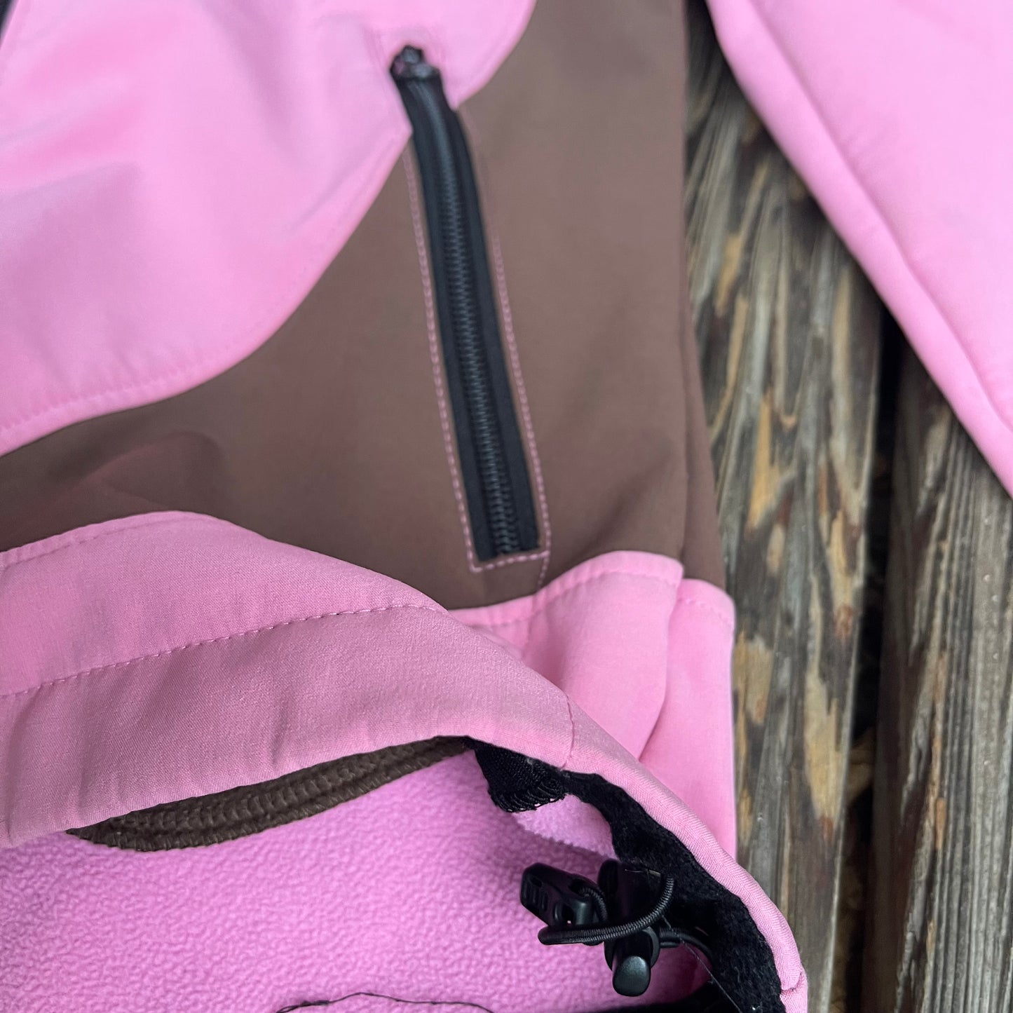Softshell Jacke von Bergans XS/ S (36) rosa-braun