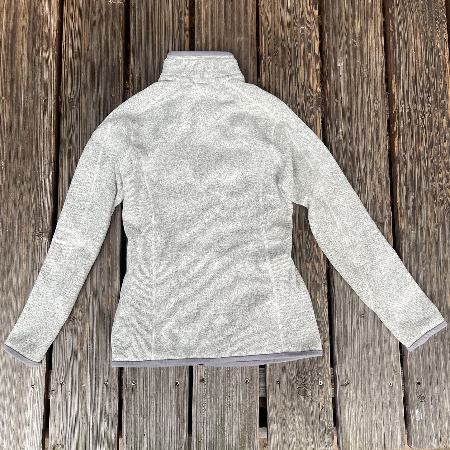 Patagonia Fleece Jacke XSund M Better Sweater grau-weiß