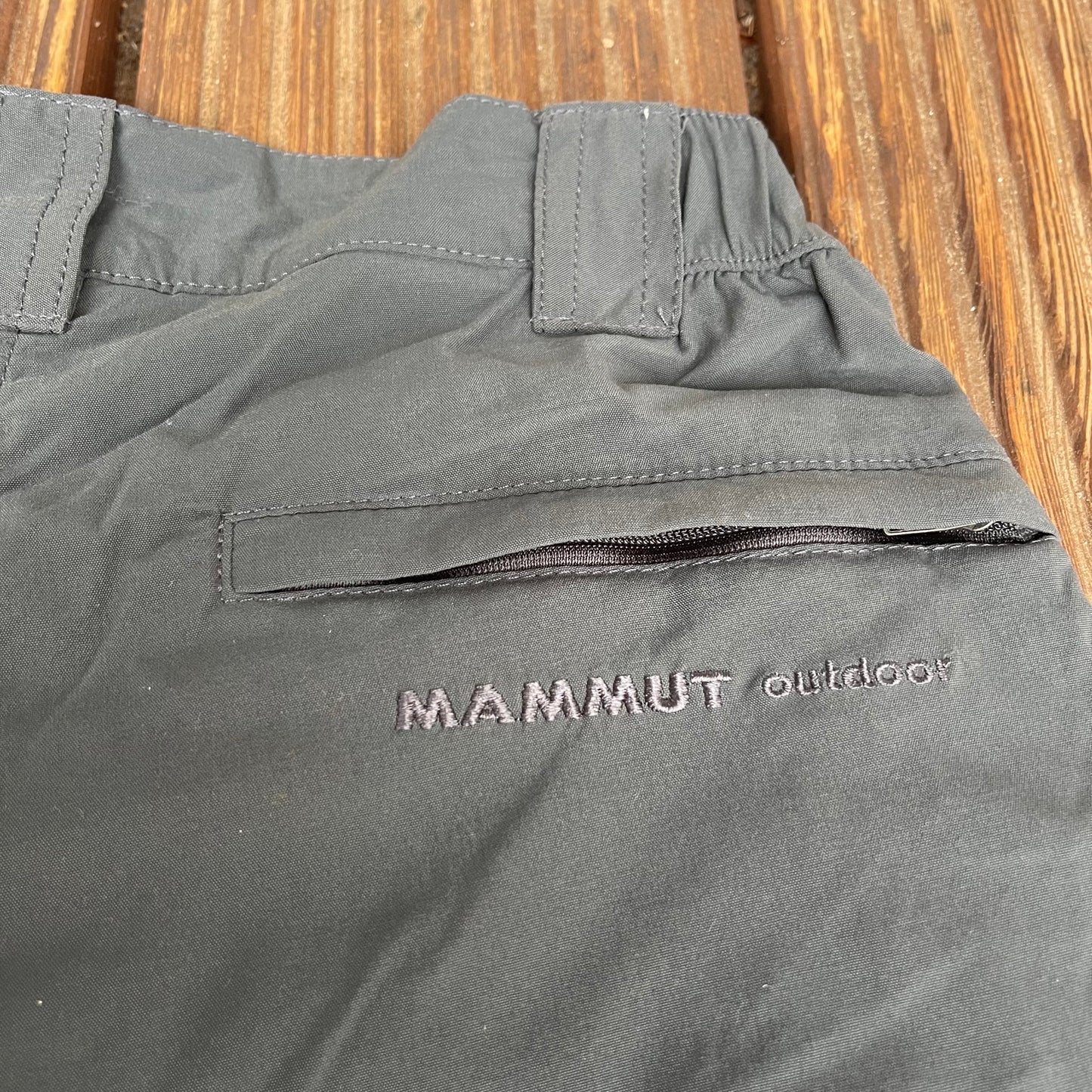 Funktions- Hose Mammut S Damen Zip-Off wasserabweisend grau