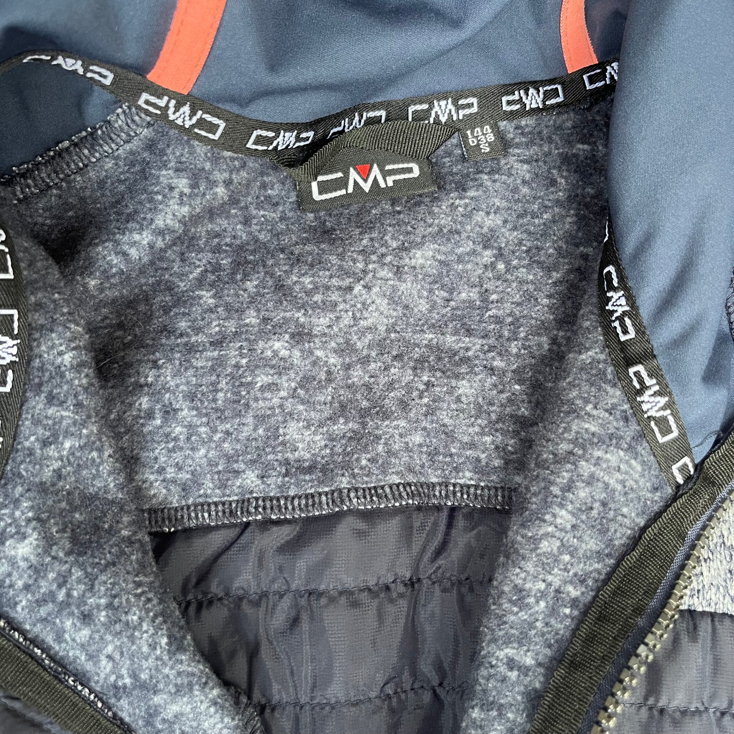 Multisport Jacke (S bis M / 38 Damen) von CMP / Hoodie dunkelblau-grau