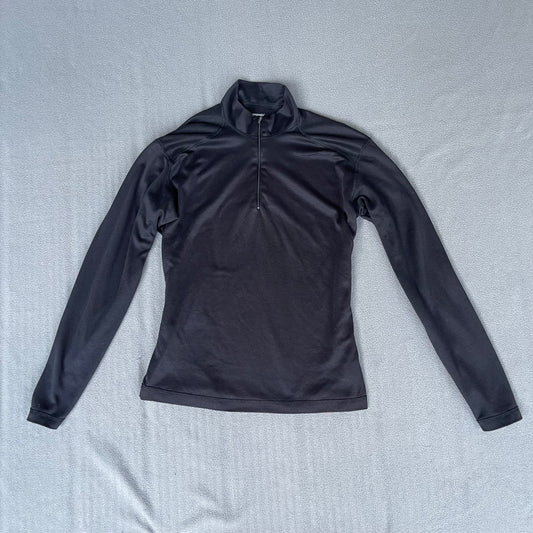 Longsleeve Patagonia XL (Damen) Funktionsshirt aus Capilene neck zip schwarz