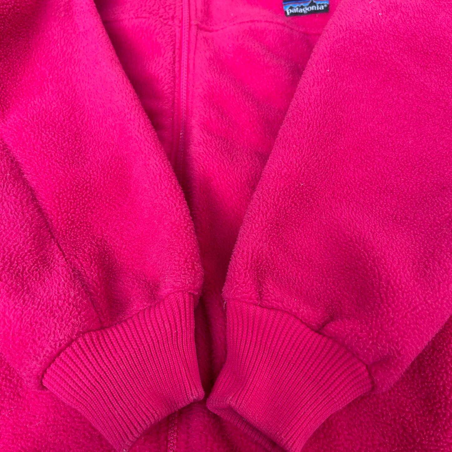 Vintage Patagonia Fleece- Jacke M Synchilla pink
