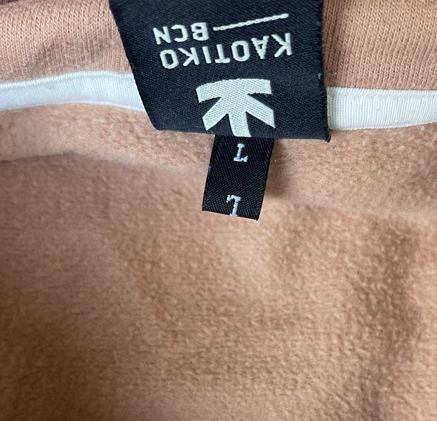 Pullover von Kaotiko in Größe L (Unisex) Hoodie aprikot
