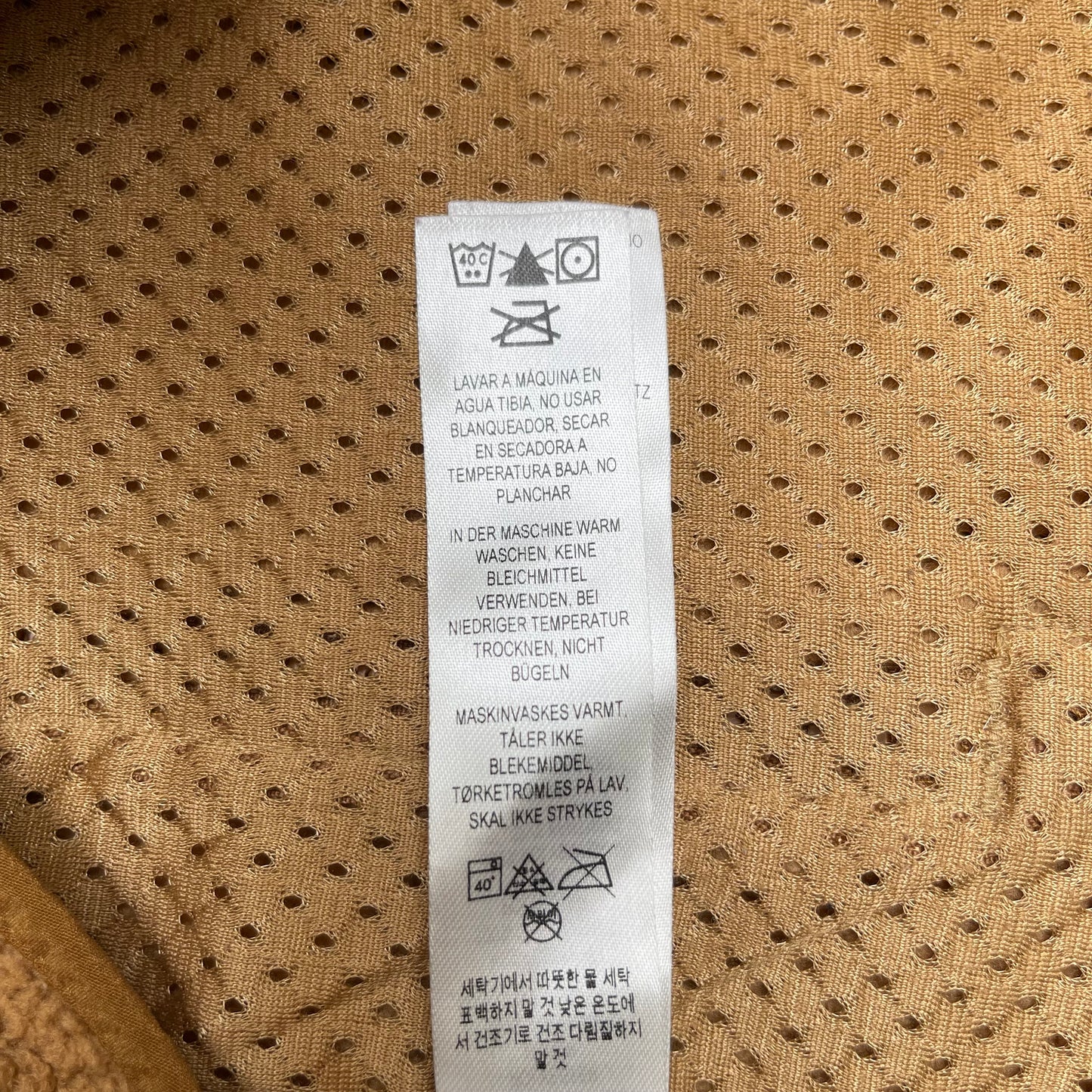 Teddy Jacke Patagonia (S Damen ) Retro Pile Kapuze ocker braun
