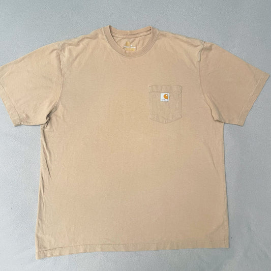T-Shirt Herren XL von Carhartt beige - wanderlich.com