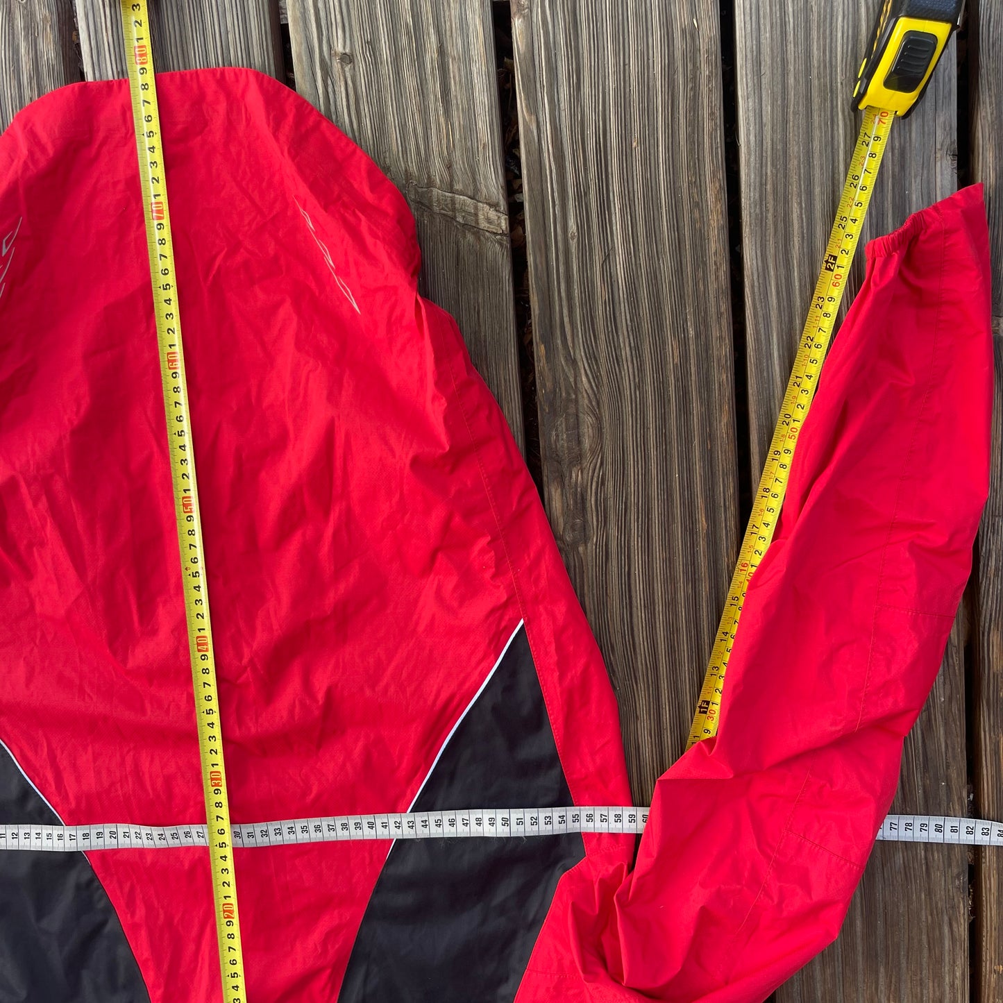 Wasserdichte Rad Jacke von Vaude (XL Herren) rot