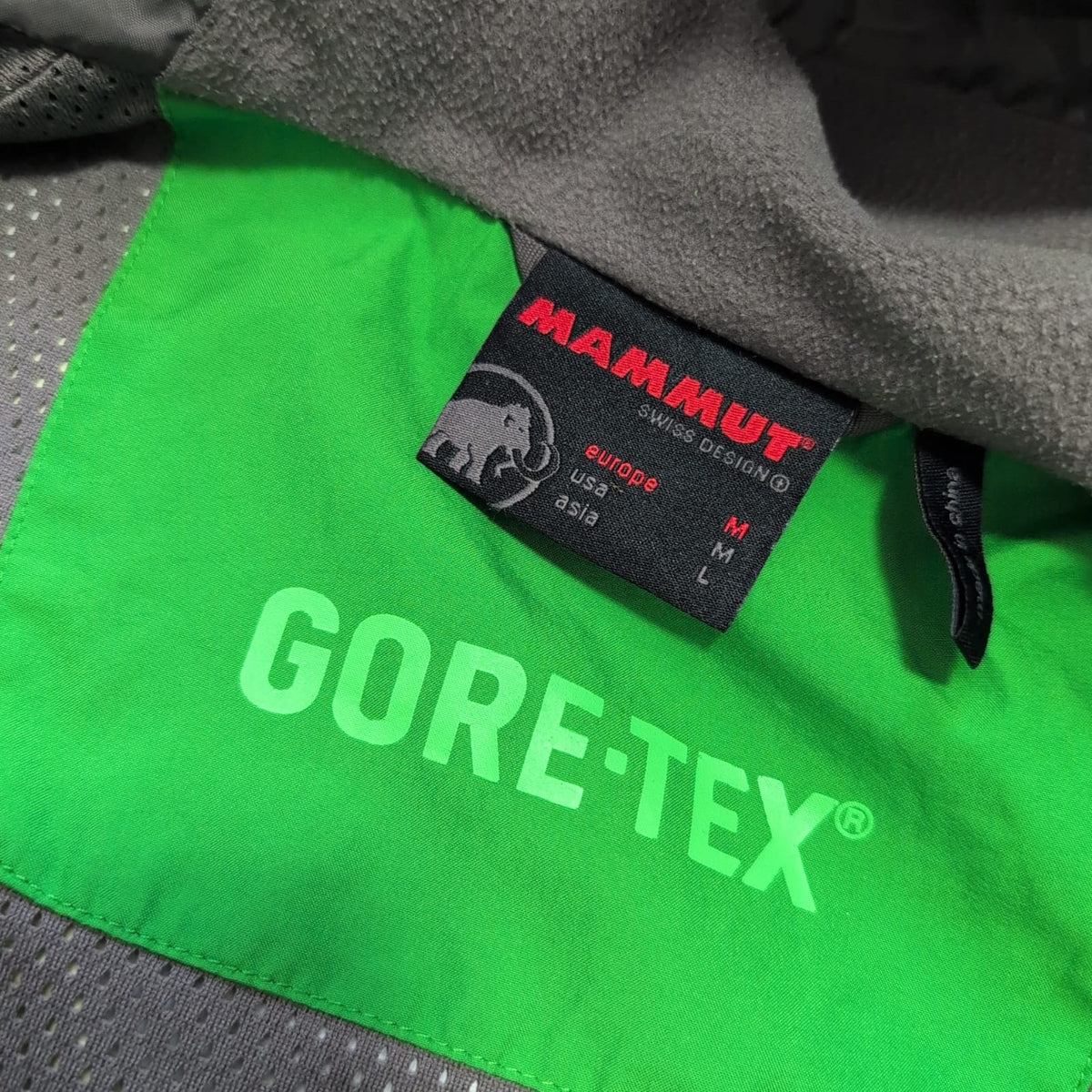 Regen Jacke von Mammut (M Damen) GoreTex grün